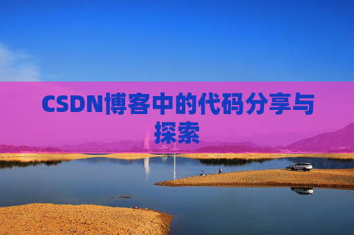 CSDN博客中的代码分享与探索